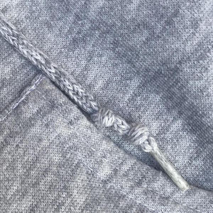 Alta calidad OEM ODM 280gsm Mezcla de algodón Hombres Regular Fit Drop Shoulder Blank Crewneck Hoodie Impresión de patrón gráfico personalizado - Product Image 6