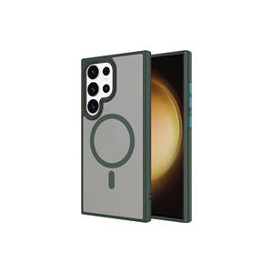 Coque Netzy 14 Plus pour Magsafe pour Galaxy S24 Ultra, coque rigide en PC, compatible avec la charge sans fil, coque arrière, givrage lilas, coque de téléphone portable - Product Image 2