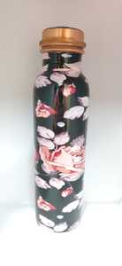 High Quality Pure Meena Printed Copper Water Bottle in Different Styles with Premium Packaging Made in India - Product Image 3