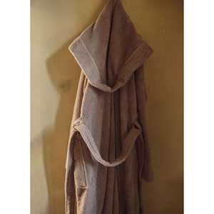 Albornoz Grande XLarge Algodón Fino en Gris Premium Toallas de Baño - Product Image 2