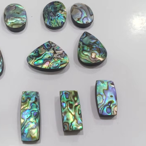 Gran oferta, cabujón de concha de abulón Natural, piedra preciosa suelta pulida para curar formas mixtas para la fabricación de joyas - Product Image 1