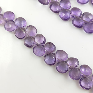 Piedras preciosas sueltas de corte facetado de 8 pulgadas de largo, cuentas en forma de corazón, hebras, mayorista, Cuentas pequeñas, piedras preciosas naturales - Product Image 5