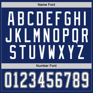 Conception personnalisée de maillot de hockey sur glace adulte bleu marine col en V OEM professionnel polyester personnalisé maillot uniforme - Product Image 4