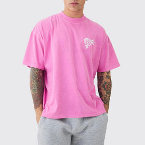 T-shirts en toile 100 % coton imprimés pour hommes, de haute qualité, coupe classique, respirants, personnalisables avec logo, vente en gros - Product Image 1