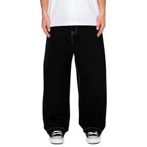 กางเกงยีนส์ขายาวสำหรับผู้ชายกางเกงยีนส์ทรงตรงเอวสูงปานกลางสีดำป้องกันการโจรกรรมกางเกงยีนส์ออกแบบขนาด40 42 44 - Product Image 6