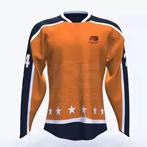 Camiseta de Hockey sobre Hielo, Ropa Deportiva para Equipos Universitarios, Uniforme Escolar para Equipos de Hockey sobre Hielo - Product Image 1