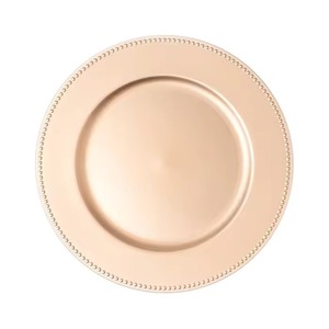 Cargador de Metal de hierro Chapado en gris de la mejor calidad niquelado para platos y platos decorativos de Mesa para el hogar y la boda - Product Image 3