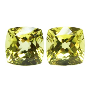 Haute qualité bijoux à bricoler soi-même accessoires 100% naturel citron Quartz coussin en forme de facettes coupe pierre précieuse en vrac pour vente en vrac OEM - Product Image 5