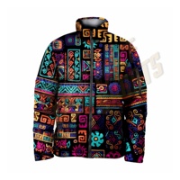 Veste matelassée de haute qualité, personnalisable, imprimée numériquement, respirante, avec fermeture éclair, anti-UV, imperméable, grande taille, tous les designs personnalisés, polyester
