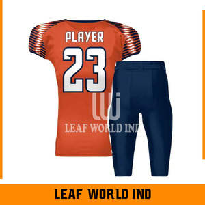 Uniforme de fútbol americano juvenil personalizable al por mayor conjuntos de manga corta transpirables nuevo diseño OEM disponible para niños verano - Product Image 2