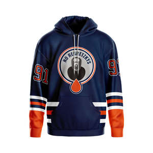 Personalizado directo Jersey Nhls Jerseys Old Time Retro con cordones recortada Hombres Hockey Sudadera con capucha - Product Image 2