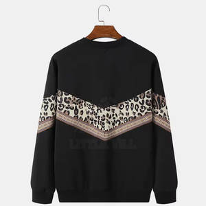 Personnalisable O-cou polaire sweat-shirt pour les hommes de grande taille nouvelle mode solide imprimé motif manteau d'hiver en polyester/coton en ligne - Product Image 2