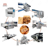 Ligne de production de biscuits durs et mous entièrement automatique de 600/800/1000mm