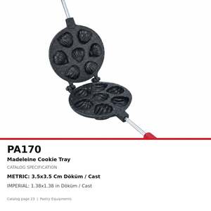 Fida Stovetop Cookie <b>Pan</b> <b>Cast</b> Iron Madeleine - Product Image 4