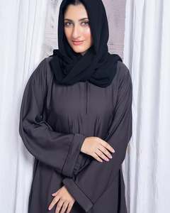 ชุดมุสลิมสำหรับสตรีมุสลิมมุสลิมมุสลิมผ้าปิดริ้วรอยทำจากโพลีเอสเตอร์ - Product Image 2