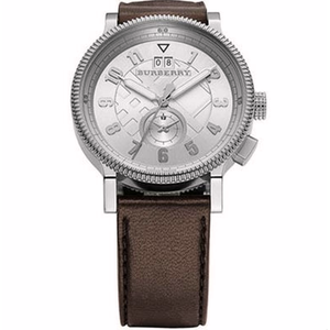 Montre de luxe pour homme Burberry BU7681, boîtier en acier inoxydable, fond carré, diamètre 42 mm, analogique, étanche, résistante à l'eau - Product Image 1