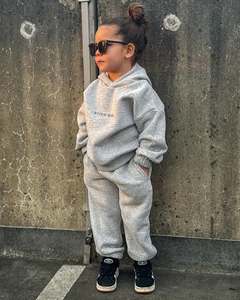 Fabricante personalizado bebé Flare sudadera ropa personalizar bordado 100% algodón polar niños y niñas niños chándal ropa - Product Image 4