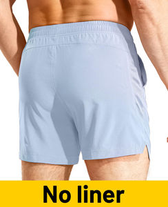 NC Corporation กางเกงกีฬาขาสั้นสำหรับผู้ชาย, กางเกงกีฬาขาสั้นแบบลำลองระบายอากาศได้ดีมีลวดลายที่เป็นของแข็ง - Product Image 3