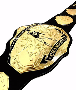 Ufc Legacy Championship Belt Title Belt Logotipo de marca personalizado y Diseño 3mm de espesor Aleación Cobre Placas de latón Championship Belt - Product Image 4