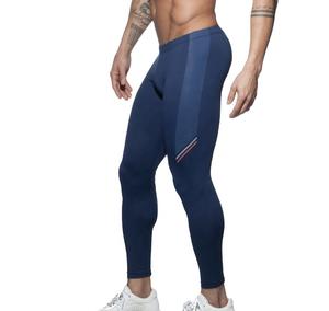 Men Solid Compression Pants <b>Tights</b> Leggings Spats Sports Four-Way Stretch Breathable - Product Image 5
