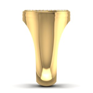 Anillo de compromiso único de Plata de Ley 925 para mujer, Diamante de corte redondo de claridad VVS y joyería de boda fina cultivada en blanco Leb - Product Image 2
