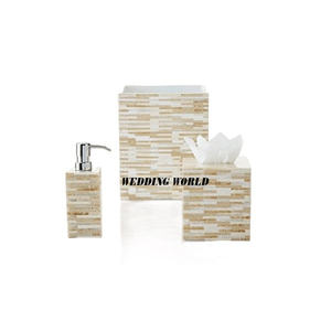 Ensemble de salle de bain design personnalisé fini en gros Accessoires de salle de bain classique élégant ensemble de salle de bain en gros - Product Image 6