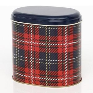 ถาดดีบุกโลหะลายสก๊อตรูปวงรี1.4L ขนาด140x120x130มม. ยี่ห้อเอกโคส - Product Image 3