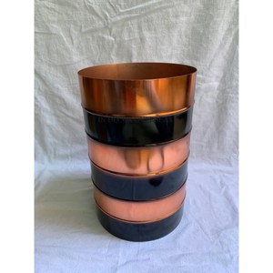 Finition argentée miroir brillant poli et bleu couleur poudre enduite jardinière en métal de qualité supérieure pour la décoration du hall de la maison et du bureau - Product Image 6