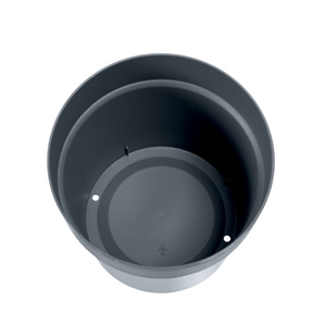 <b>CUBE</b> BASIC planter, dimensions (mm) 235x235x216, color <b>Light</b> Grey - Product Image 2