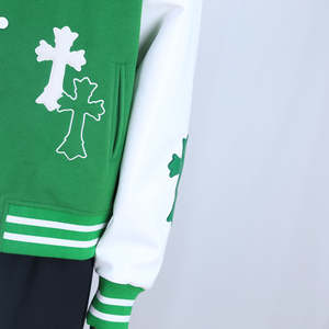 Patchs en broderie chenille, veste d'hiver en laine, streetwear, vestes universitaires tendance pour hommes, veste d'hiver de haute qualité personnalisée - Product Image 5