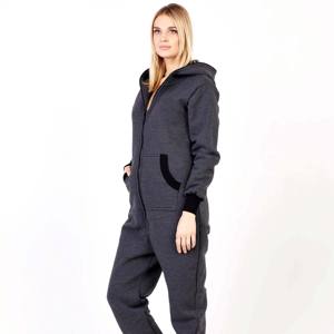OEM personalizado de alta calidad de las mujeres de lana Onesie-cálido y de felpa-Ideal para el invierno y el frío - Product Image 1