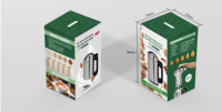 Máquina para Leche de Almendras Fría/Caliente, Multiprogramable, Sin Lácteos, Sin Aditivos, Leche Vegetal con Filtro Incorporado, Licuadora Eléctrica Automática