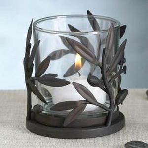 Lot de 3 bougeoirs votifs en métal dépoli bougeoir couleur gris clair bougeoir élégant pour la décoration de la maison - Product Image 5