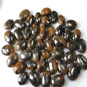 คริสตัลไพไรต์ธรรมชาติคุณภาพสูงหินพาร์มาเลอร์สีทองกึ่งมีค่าพลอยแกะสลักสำหรับการรักษาเรกิฮวงจุ้ย - Product Image 4