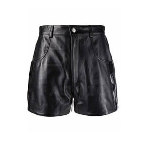 Hot Sale <b>Women's</b> <b>Leather</b> <b>Shorts</b> Direct Factory Supply Breathable and Waterproof New Stock - Product Image 1