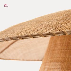 Artesanías de ratán natural, luz de bambú, pantalla de lámpara de paja, cubiertas de lámpara colgante, estilo moderno, decoración del hogar, pantalla de yute - Product Image 5