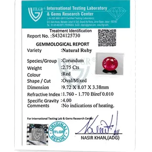 Rubis (Manik) 2,75 carats, pierre précieuse facettée, rouge rose naturel, forme étoile, pierre précieuse minérale créée en laboratoire, hauteur 8 mm, trou de 1 mm, synthétique - Product Image 4