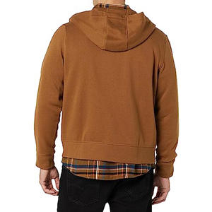 Sudadera con capucha de algodón de alta calidad para hombres, ropa personalizada OEM impresa personalizada con logotipo propio, suministro ODM teñido liso de verano - Product Image 4