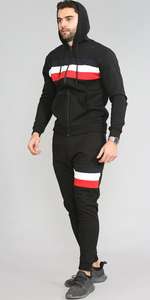 Conjunto Deportivo Personalizado para Hombre con Sudadera con Capucha y Pantalones de Chándal Ecológicos, Ligeros, de Secado Rápido, con Cierre para Invierno - Product Image 3