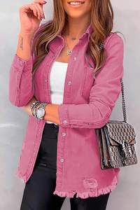 เสื้อแจ็คเก็ตยีนส์ผู้ชายสไตล์สตรีทแวร์ ดีไซน์เนอร์ คอลเลคชั่นฤดูหนาว 2025 คุณภาพสูง แขนยาว ระบายอากาศ แห้งเร็ว ขายส่ง - Product Image 4