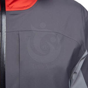 Vente en gros Coupe-vent à col montant pour hommes Veste de pluie imperméable de haute qualité avec capuche respirante pour l'hiver - Product Image 6