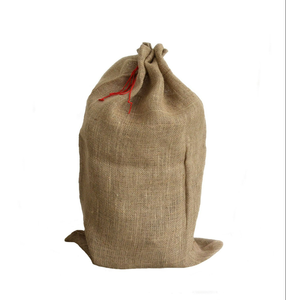 New Jute X-mas Sacks Christmas <b>Gifts</b> Jute <b>Bag</b> Party Favor Pouches Burlap Drawstring <b>Bag</b> Sacks Reusable Printed Wholesale Eco <b>Bag</b> - Product Image 1