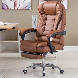 Chaises de <span class=keywords><strong>bureau</strong></span> ergonomiques en cuir PU, pivotantes et inclinables, pour dirigeants et managers, prix bas, mobilier moderne - Product Image 4