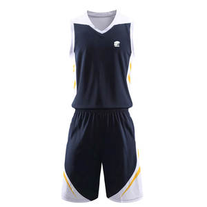 เครื่องแบบบาสเก็ตบอลแห้งเร็วสำหรับผู้ชายชุดบาสเก็ตบอลสั่งทำโลโก้ได้ตามต้องการ - Product Image 1