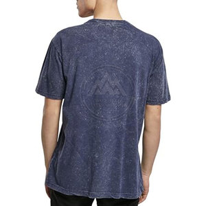 เสื้อยืดซักกรดสำหรับผู้ชายขนาดใหญ่พิเศษพร้อมโลโก้ออกแบบได้ตามต้องการ - Product Image 2