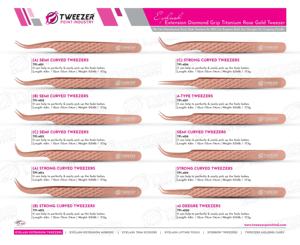 Pince à cils à volume de botte mince de qualité supérieure avec pointe en fibre à prise lisse logo personnalisé outil indispensable - Product Image 6