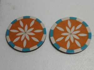 Posavasos de madera, alfombrilla redonda y cuadrada para taza de té, almohadilla de aislamiento térmico para bebida, café, té, posavasos - Product Image 6