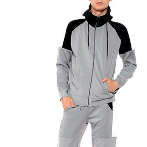 Survêtements pour hommes de la meilleure taille XL Polaire respirant de haute qualité Tissu imprimé à séchage rapide Logo Grande taille Hiver Bon prix - Product Image 1