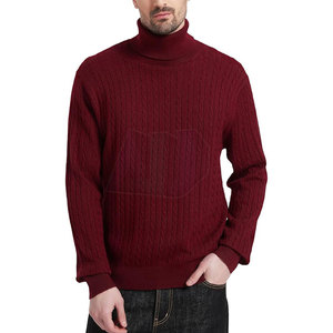 Pulls en tricot chauds et élégants pour hommes, respirants, avec logo sur le devant, pour un usage quotidien, décontracté, au bureau et en extérieur - Product Image 3