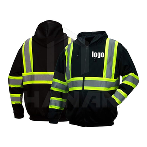 Chaqueta de seguridad de construcción impermeable ligera Softshell reflectante Hi Vis para hombres para construcción y protección al aire libre - Product Image 3